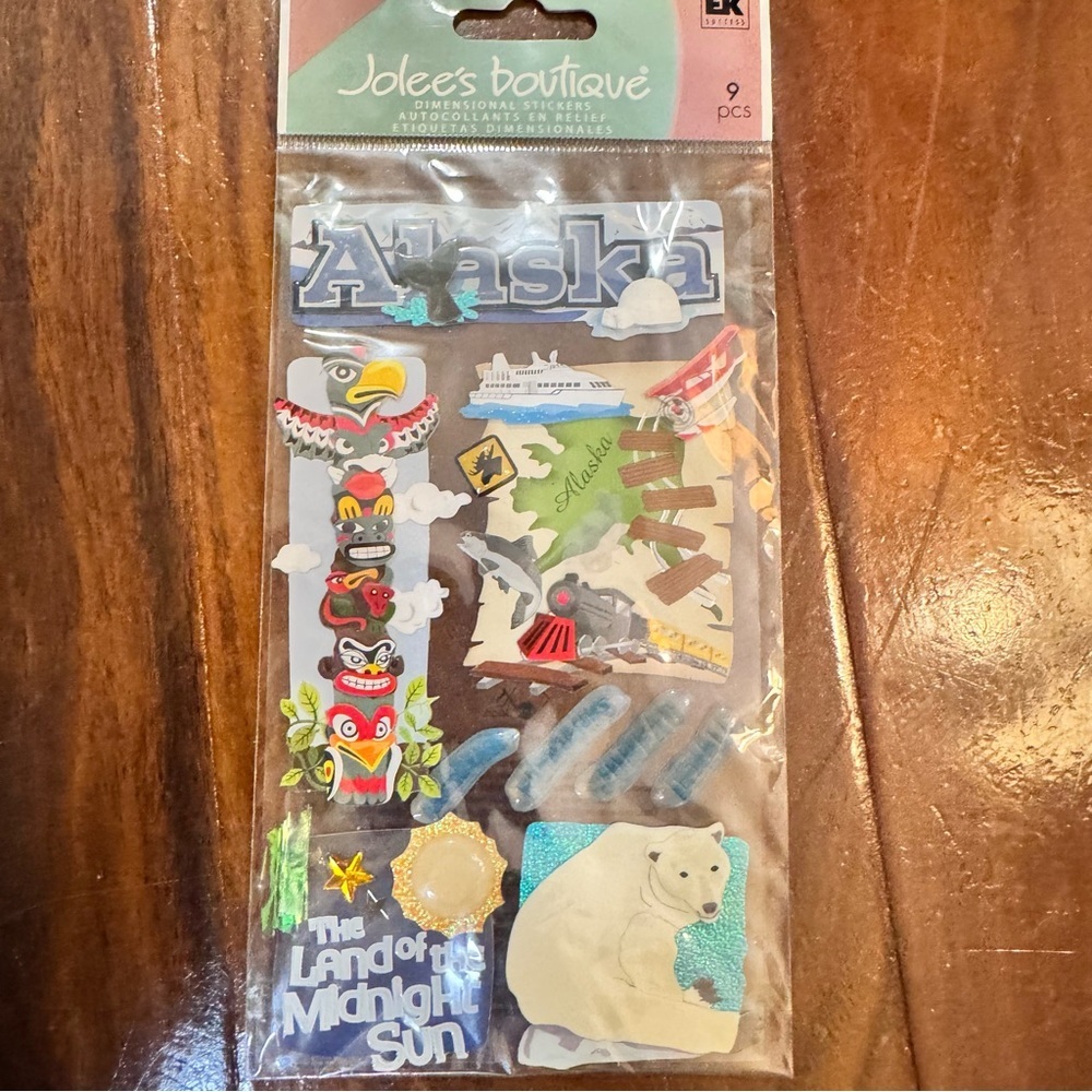 Jolees boutique Alaska themed stickers